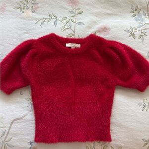 Chelsea & Violet Vibrant Red Kid’s Sweater